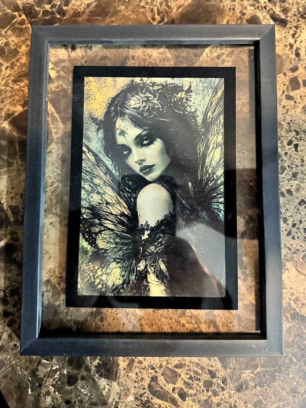 Framed Gothic Fairy Art Print